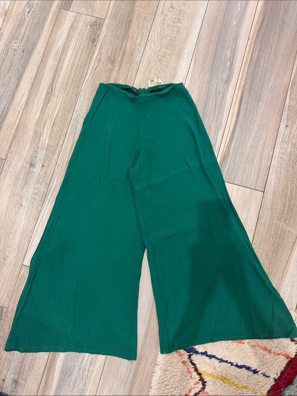 Corey Lynn Calter Emerald Wide-Leg Palazzo Pants